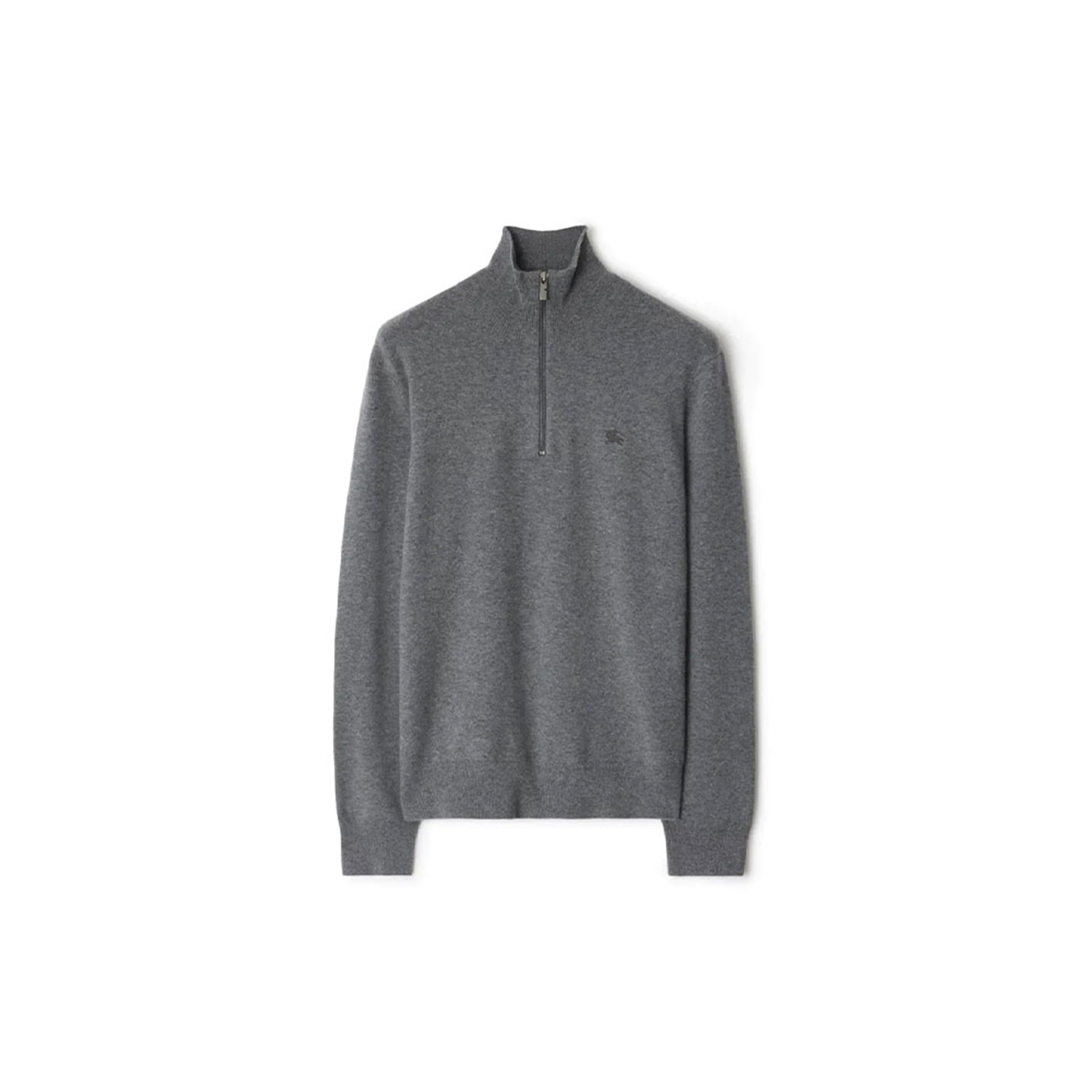 BURBERRY CASHMERE BLEND HALF-ZIP SWEATER 81121321